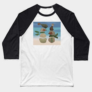 Finding Unexpected Sea Glass at the Beach Baseball T-Shirt